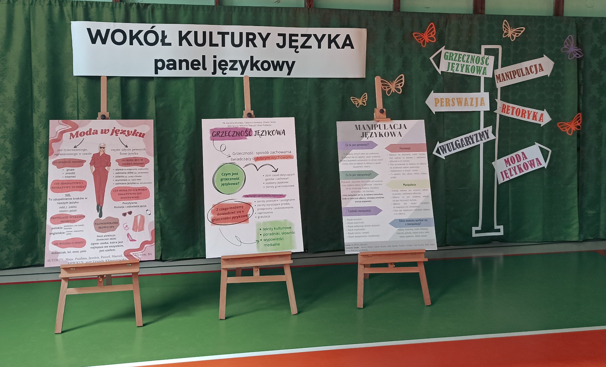 Read more about the article Międzyszkolny Projekt Językowy                                          „Wokół kultury języka”– panel językowy